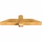 Ekena Millwork Eugene Rough Sawn Timber Gable Bracket, Western Red Cedar, 36"W x 9"H x 4"D x 4"F, 6/12 Pitch GBW036X09X0404EUG00RWR - alternate 3